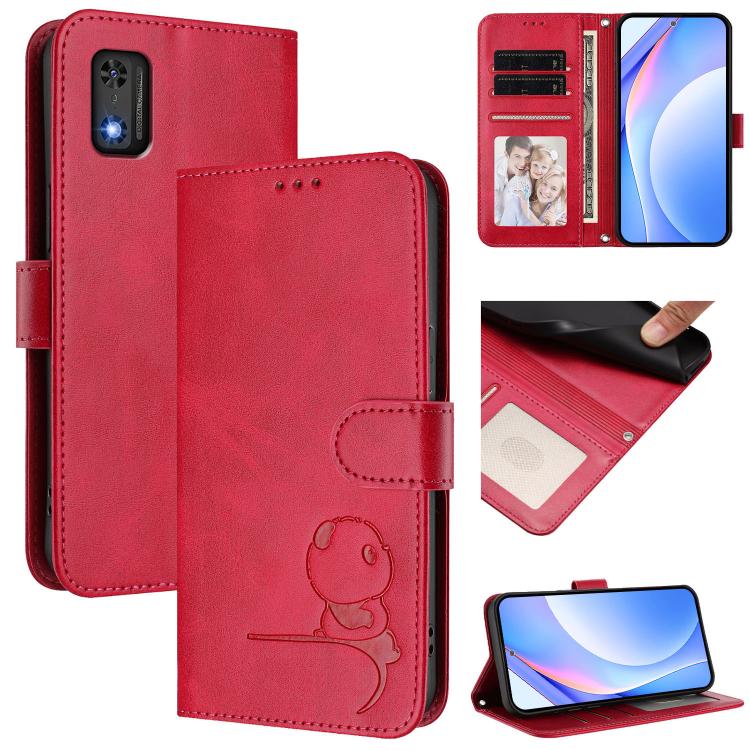 Litter Panda Embossing RFID Leather Phone Case with Lanyard, For Tecno Spark 20 Pro 5G, For Tecno Pop 6C / itel A18, For Tecno Spark 10 Pro Magic, For Tecno Pova 6 4G, For Tecno Pova 6 5G / Pova 6 Pro 5G, For Tecno Camon 30 Pro 5G                      ...
