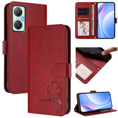 Litter Panda Embossing RFID Leather Phone Case with Lanyard, For Infinix Hot 30i, For Infinix Hot 30 4G, For Infinix Hot 20S / 20 Pro, For Infinix Hot 20 5G, For Infinix Smart 7 Global, For Infinix Hot 12i / Hot 20i, For Infinix Zero 5G 2023           ...