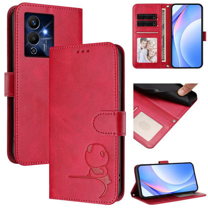 Litter Panda Embossing RFID Leather Phone Case with Lanyard, For Infinix Hot 30i, For Infinix Hot 30 4G, For Infinix Hot 20S / 20 Pro, For Infinix Hot 20 5G, For Infinix Smart 7 Global, For Infinix Hot 12i / Hot 20i, For Infinix Zero 5G 2023           ...