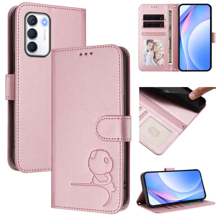 Litter Panda Embossing RFID Leather Phone Case with Lanyard, For Infinix Hot 30i, For Infinix Hot 30 4G, For Infinix Hot 20S / 20 Pro, For Infinix Hot 20 5G, For Infinix Smart 7 Global, For Infinix Hot 12i / Hot 20i, For Infinix Zero 5G 2023           ...