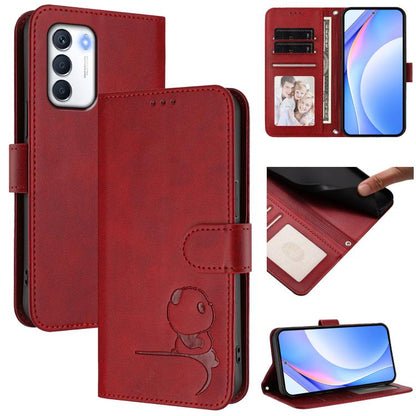 Litter Panda Embossing RFID Leather Phone Case with Lanyard, For Infinix Hot 30i, For Infinix Hot 30 4G, For Infinix Hot 20S / 20 Pro, For Infinix Hot 20 5G, For Infinix Smart 7 Global, For Infinix Hot 12i / Hot 20i, For Infinix Zero 5G 2023           ...