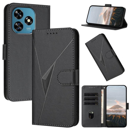 Triangle Pattern Buckle Clasp Leather Phone Case, For Oukitel C17 4G 2026, For Oukitel C26, For Oukitel C53, For Oukitel C51