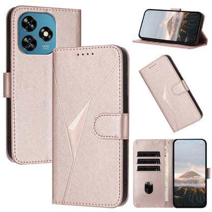 Triangle Pattern Buckle Clasp Leather Phone Case, For Oukitel C17 4G 2026, For Oukitel C26, For Oukitel C53, For Oukitel C51