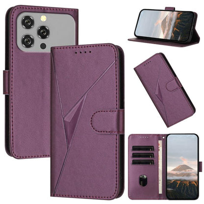 Triangle Pattern Buckle Clasp Leather Phone Case, For Oukitel C17 4G 2026, For Oukitel C26, For Oukitel C53, For Oukitel C51