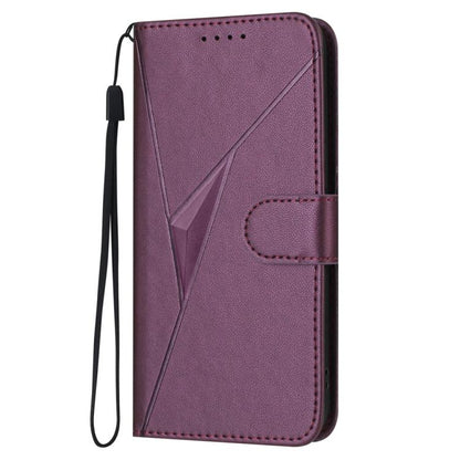 Triangle Pattern Buckle Clasp Leather Phone Case, For Oukitel C17 4G 2026, For Oukitel C26, For Oukitel C53, For Oukitel C51
