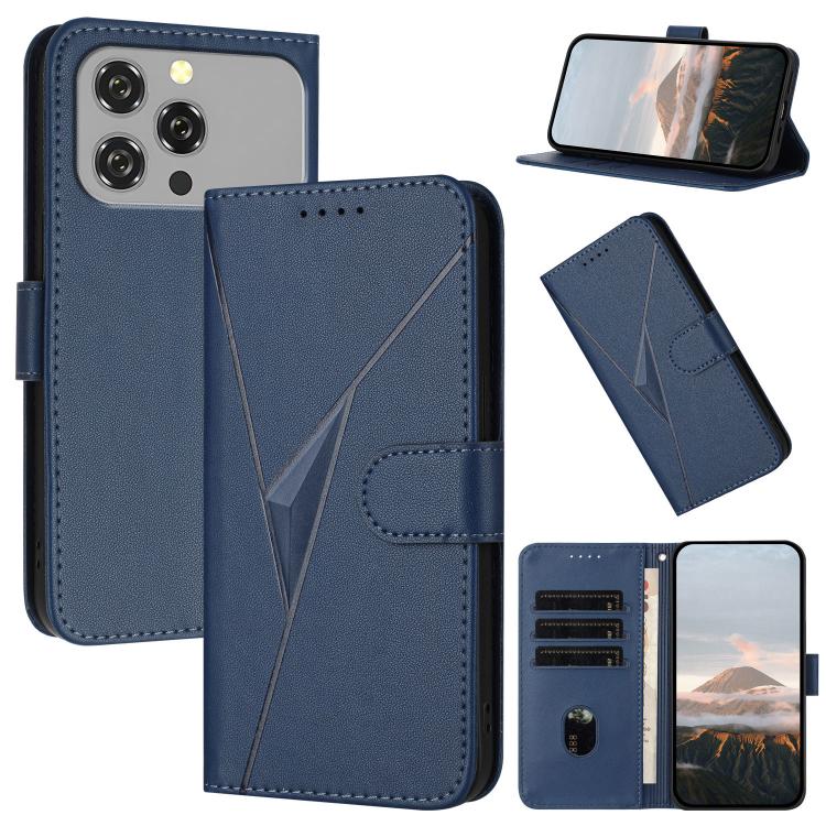 Triangle Pattern Buckle Clasp Leather Phone Case, For Oukitel C17 4G 2026, For Oukitel C26, For Oukitel C53, For Oukitel C51