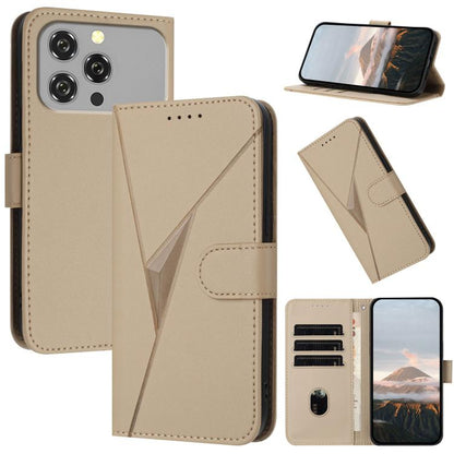 Triangle Pattern Buckle Clasp Leather Phone Case, For Oukitel C17 4G 2026, For Oukitel C26, For Oukitel C53, For Oukitel C51