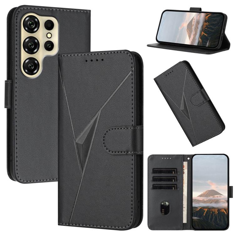 Triangle Pattern Buckle Clasp Leather Phone Case, For Oukitel C17 4G 2026, For Oukitel C26, For Oukitel C53, For Oukitel C51