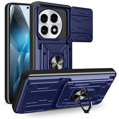 Sliding Camshield TPU+PC Phone Case with Card Slot, For OnePlus 15 5G, For OnePlus 13R 5G, For OnePlus 13 5G, For OnePlus Nord CE4 Lite