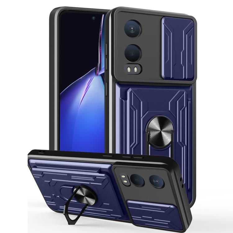 Sliding Camshield TPU+PC Phone Case with Card Slot, For OnePlus 15 5G, For OnePlus 13R 5G, For OnePlus 13 5G, For OnePlus Nord CE4 Lite