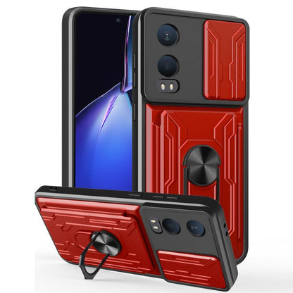 Sliding Camshield TPU+PC Phone Case with Card Slot, For OnePlus 15 5G, For OnePlus 13R 5G, For OnePlus 13 5G, For OnePlus Nord CE4 Lite