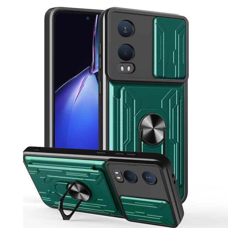 Sliding Camshield TPU+PC Phone Case with Card Slot, For OnePlus 15 5G, For OnePlus 13R 5G, For OnePlus 13 5G, For OnePlus Nord CE4 Lite