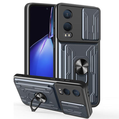 Sliding Camshield TPU+PC Phone Case with Card Slot, For OnePlus 15 5G, For OnePlus 13R 5G, For OnePlus 13 5G, For OnePlus Nord CE4 Lite