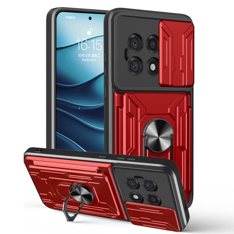 Sliding Camshield TPU+PC Phone Case with Card Slot, For OnePlus 15 5G, For OnePlus 13R 5G, For OnePlus 13 5G, For OnePlus Nord CE4 Lite