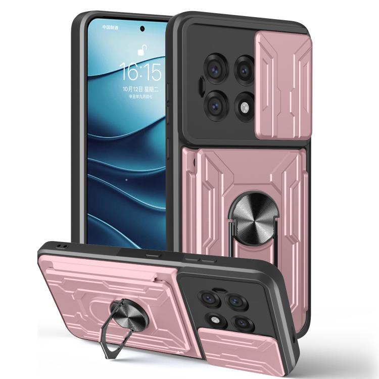 Sliding Camshield TPU+PC Phone Case with Card Slot, For OnePlus 15 5G, For OnePlus 13R 5G, For OnePlus 13 5G, For OnePlus Nord CE4 Lite