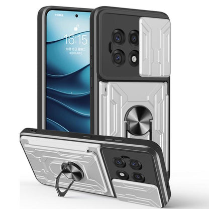 Sliding Camshield TPU+PC Phone Case with Card Slot, For OnePlus 15 5G, For OnePlus 13R 5G, For OnePlus 13 5G, For OnePlus Nord CE4 Lite