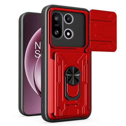 Sliding Camshield TPU+PC Phone Case with Card Slot, For OnePlus 15 5G, For OnePlus 13R 5G, For OnePlus 13 5G, For OnePlus Nord CE4 Lite