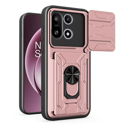 Sliding Camshield TPU+PC Phone Case with Card Slot, For OnePlus 15 5G, For OnePlus 13R 5G, For OnePlus 13 5G, For OnePlus Nord CE4 Lite