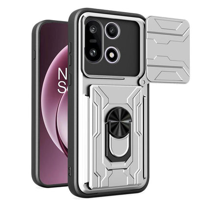 Sliding Camshield TPU+PC Phone Case with Card Slot, For OnePlus 15 5G, For OnePlus 13R 5G, For OnePlus 13 5G, For OnePlus Nord CE4 Lite