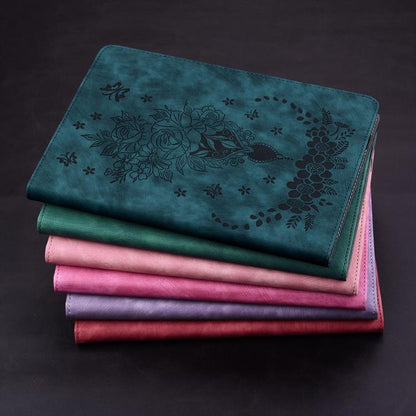 Butterfly Rose Embossed Leather Tablet Case, For OPPO Pad Mini 8.8 inch 2026, For OPPO Pad SE 11 inch