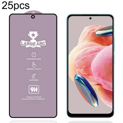 25 PCS/Pack 9H 0.4mm High Aluminum Large Arc Tempered Glass Film, For Redmi Note 15 Pro 5G Global 163.6mm, For Redmi Note 15R, For Redmi 15 Global / 4G SEA 169.5mm, For Redmi 15 4G / 5G EU 171mm, For Redmi 15C 4G / 5G Global 171mm                      ...
