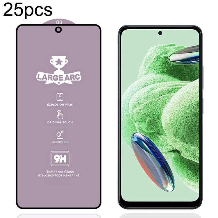 25 PCS/Pack 9H 0.4mm High Aluminum Large Arc Tempered Glass Film, For Redmi Note 15 Pro 5G Global 163.6mm, For Redmi Note 15R, For Redmi 15 Global / 4G SEA 169.5mm, For Redmi 15 4G / 5G EU 171mm, For Redmi 15C 4G / 5G Global 171mm                      ...