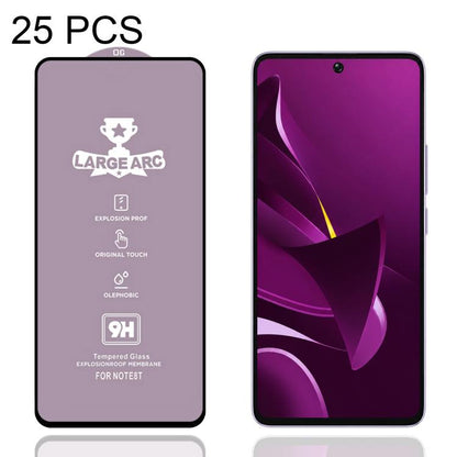25 PCS/Pack 9H 0.4mm High Aluminum Large Arc Tempered Glass Film, For Redmi Note 15 Pro 5G Global 163.6mm, For Redmi Note 15R, For Redmi 15 Global / 4G SEA 169.5mm, For Redmi 15 4G / 5G EU 171mm, For Redmi 15C 4G / 5G Global 171mm                      ...