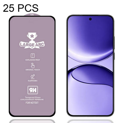 25 PCS/Pack 9H 0.4mm High Aluminum Large Arc Tempered Glass Film, For Redmi Note 15 Pro 5G Global 163.6mm, For Redmi Note 15R, For Redmi 15 Global / 4G SEA 169.5mm, For Redmi 15 4G / 5G EU 171mm, For Redmi 15C 4G / 5G Global 171mm                      ...