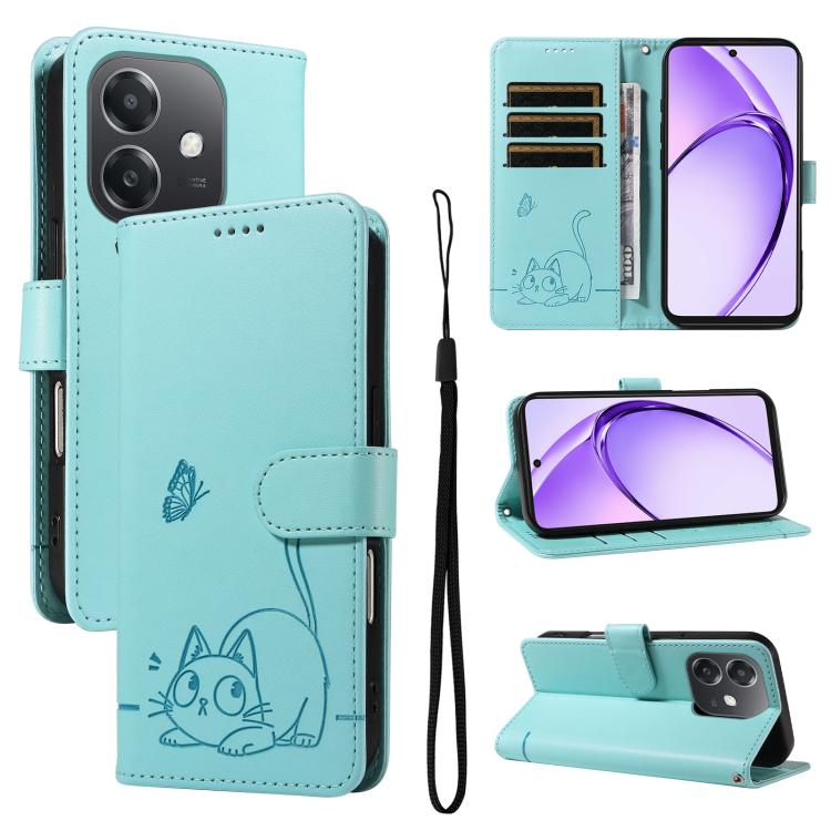 Adorable Cat Embossed Pattern Flip Leather Phone Case, For OPPO Find X9 Ultra 5G, For OPPO A6X 5G / A6 5G, For OPPO Reno15 Pro 5G Global, For OPPO Reno15 5G Global, For OPPO Find X9, For OPPO A6 Pro 4G / 5G Global, For OPPO Find X9 Pro                 ...