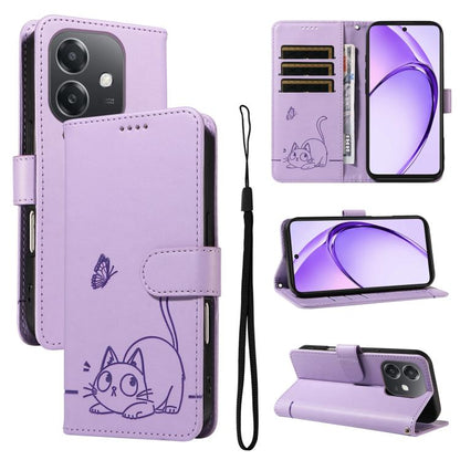 Adorable Cat Embossed Pattern Flip Leather Phone Case, For OPPO Find X9 Ultra 5G, For OPPO A6X 5G / A6 5G, For OPPO Reno15 Pro 5G Global, For OPPO Reno15 5G Global, For OPPO Find X9, For OPPO A6 Pro 4G / 5G Global, For OPPO Find X9 Pro                 ...