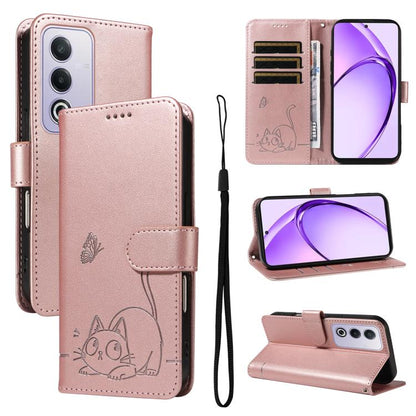 Adorable Cat Embossed Pattern Flip Leather Phone Case, For OPPO Find X9 Ultra 5G, For OPPO A6X 5G / A6 5G, For OPPO Reno15 Pro 5G Global, For OPPO Reno15 5G Global, For OPPO Find X9, For OPPO A6 Pro 4G / 5G Global, For OPPO Find X9 Pro                 ...