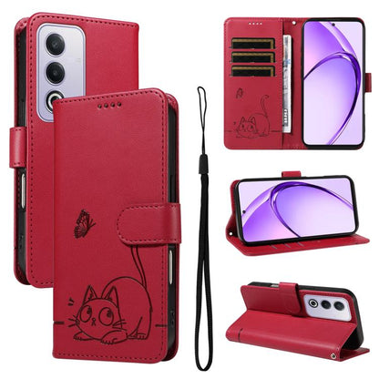 Adorable Cat Embossed Pattern Flip Leather Phone Case, For OPPO Find X9 Ultra 5G, For OPPO A6X 5G / A6 5G, For OPPO Reno15 Pro 5G Global, For OPPO Reno15 5G Global, For OPPO Find X9, For OPPO A6 Pro 4G / 5G Global, For OPPO Find X9 Pro                 ...
