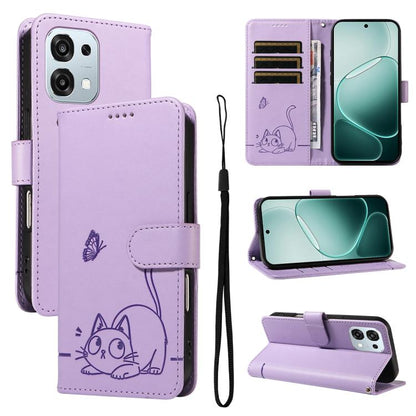 Adorable Cat Embossed Pattern Flip Leather Phone Case, For OPPO Find X9 Ultra 5G, For OPPO A6X 5G / A6 5G, For OPPO Reno15 Pro 5G Global, For OPPO Reno15 5G Global, For OPPO Find X9, For OPPO A6 Pro 4G / 5G Global, For OPPO Find X9 Pro                 ...