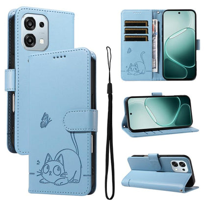 Adorable Cat Embossed Pattern Flip Leather Phone Case, For OPPO Find X9 Ultra 5G, For OPPO A6X 5G / A6 5G, For OPPO Reno15 Pro 5G Global, For OPPO Reno15 5G Global, For OPPO Find X9, For OPPO A6 Pro 4G / 5G Global, For OPPO Find X9 Pro                 ...