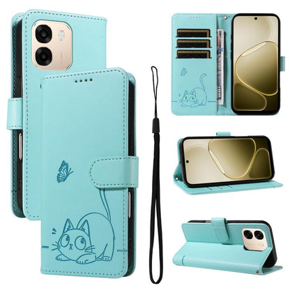 Adorable Cat Embossed Pattern Flip Leather Phone Case, For OPPO Find X9 Ultra 5G, For OPPO A6X 5G / A6 5G, For OPPO Reno15 Pro 5G Global, For OPPO Reno15 5G Global, For OPPO Find X9, For OPPO A6 Pro 4G / 5G Global, For OPPO Find X9 Pro                 ...