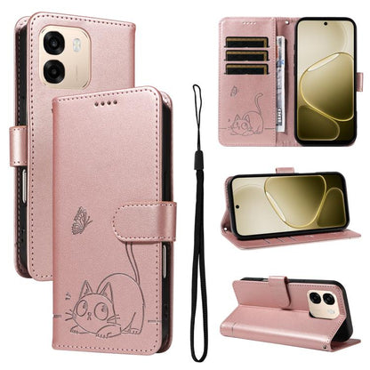 Adorable Cat Embossed Pattern Flip Leather Phone Case, For OPPO Find X9 Ultra 5G, For OPPO A6X 5G / A6 5G, For OPPO Reno15 Pro 5G Global, For OPPO Reno15 5G Global, For OPPO Find X9, For OPPO A6 Pro 4G / 5G Global, For OPPO Find X9 Pro                 ...