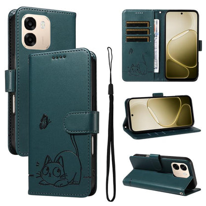 Adorable Cat Embossed Pattern Flip Leather Phone Case, For OPPO Find X9 Ultra 5G, For OPPO A6X 5G / A6 5G, For OPPO Reno15 Pro 5G Global, For OPPO Reno15 5G Global, For OPPO Find X9, For OPPO A6 Pro 4G / 5G Global, For OPPO Find X9 Pro                 ...