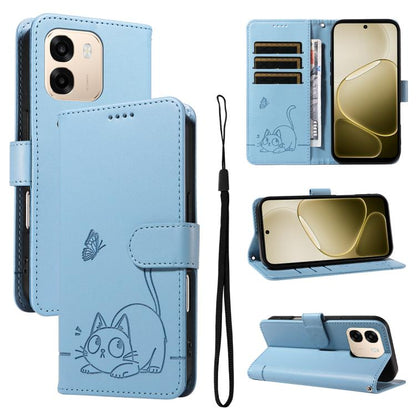 Adorable Cat Embossed Pattern Flip Leather Phone Case, For OPPO Find X9 Ultra 5G, For OPPO A6X 5G / A6 5G, For OPPO Reno15 Pro 5G Global, For OPPO Reno15 5G Global, For OPPO Find X9, For OPPO A6 Pro 4G / 5G Global, For OPPO Find X9 Pro                 ...