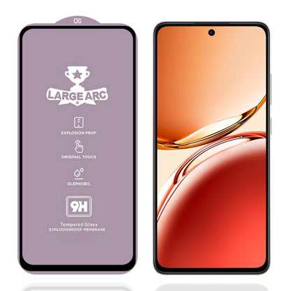 9H 0.4mm High Aluminum Large Arc Tempered Glass Film, For OPPO Reno13 A 5G / 4G, For OPPO A6t 5G / 4G, For OPPO A6s 5G / 4G, For OPPO Reno15 Pro Mini 5G, For OPPO Reno 15c 5G, For OPPO Reno15 5G Global, For OPPO A6 5G, For OPPO A6 Pro 4G               ...
