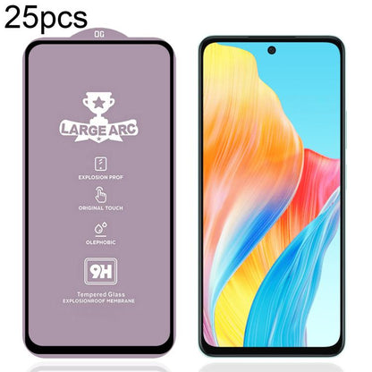 25 PCS/Pack 9H 0.4mm High Aluminum Large Arc Tempered Glass Film, For OPPO Reno13 A 5G / 4G, For OPPO A6t 5G / 4G, For OPPO A6s 5G / 4G, For OPPO Reno15 Pro Mini 5G, For OPPO Reno 15c 5G, For OPPO Reno15 5G Global, For OPPO A6 5G, For OPPO A6 Pro 4G   ...