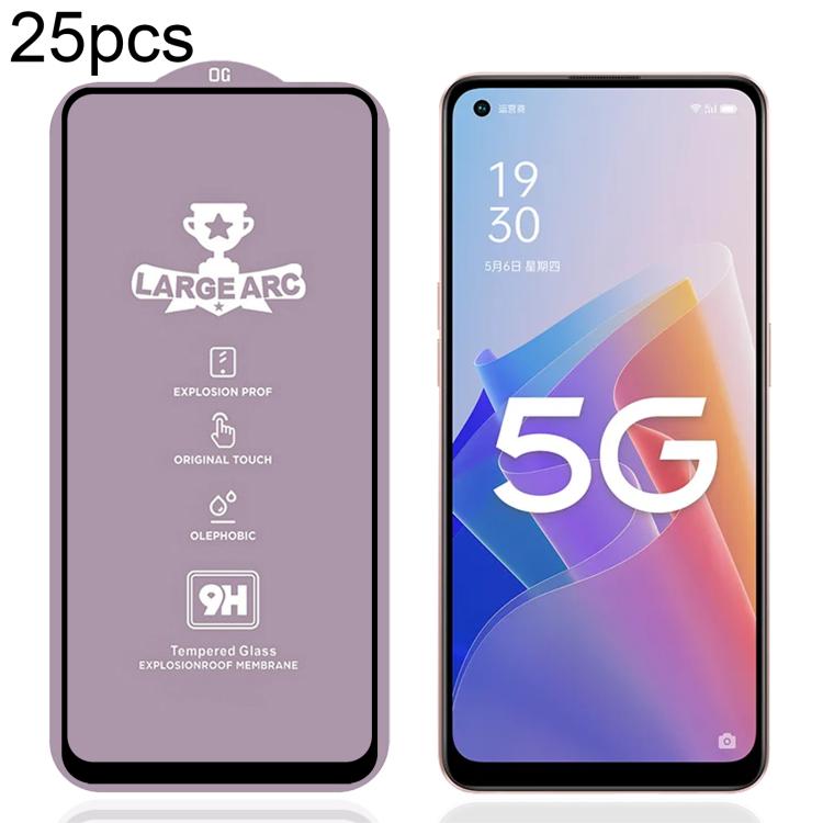 25 PCS/Pack 9H 0.4mm High Aluminum Large Arc Tempered Glass Film, For OPPO Reno13 A 5G / 4G, For OPPO A6t 5G / 4G, For OPPO A6s 5G / 4G, For OPPO Reno15 Pro Mini 5G, For OPPO Reno 15c 5G, For OPPO Reno15 5G Global, For OPPO A6 5G, For OPPO A6 Pro 4G   ...