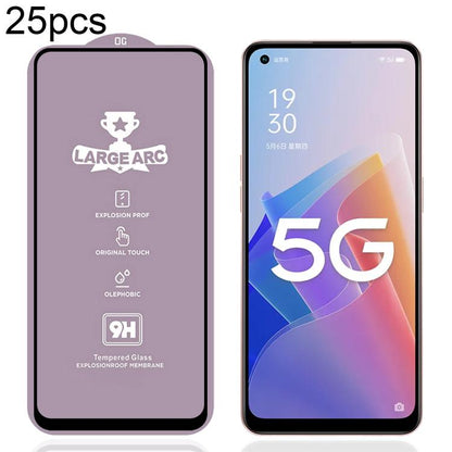 25 PCS/Pack 9H 0.4mm High Aluminum Large Arc Tempered Glass Film, For OPPO Reno13 A 5G / 4G, For OPPO A6t 5G / 4G, For OPPO A6s 5G / 4G, For OPPO Reno15 Pro Mini 5G, For OPPO Reno 15c 5G, For OPPO Reno15 5G Global, For OPPO A6 5G, For OPPO A6 Pro 4G   ...