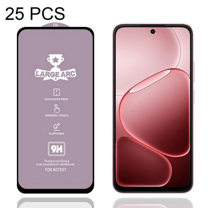 25 PCS/Pack 9H 0.4mm High Aluminum Large Arc Tempered Glass Film, For OPPO Reno13 A 5G / 4G, For OPPO A6t 5G / 4G, For OPPO A6s 5G / 4G, For OPPO Reno15 Pro Mini 5G, For OPPO Reno 15c 5G, For OPPO Reno15 5G Global, For OPPO A6 5G, For OPPO A6 Pro 4G   ...