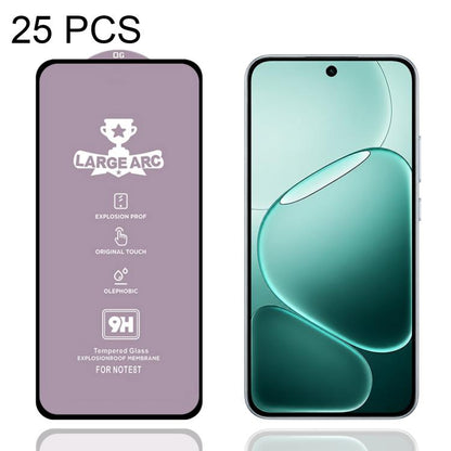 25 PCS/Pack 9H 0.4mm High Aluminum Large Arc Tempered Glass Film, For OPPO Reno13 A 5G / 4G, For OPPO A6t 5G / 4G, For OPPO A6s 5G / 4G, For OPPO Reno15 Pro Mini 5G, For OPPO Reno 15c 5G, For OPPO Reno15 5G Global, For OPPO A6 5G, For OPPO A6 Pro 4G   ...