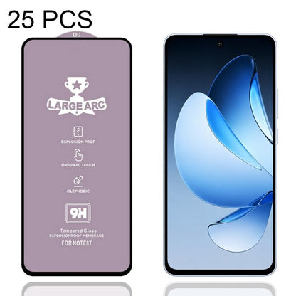 25 PCS/Pack 9H 0.4mm High Aluminum Large Arc Tempered Glass Film, For OPPO Reno13 A 5G / 4G, For OPPO A6t 5G / 4G, For OPPO A6s 5G / 4G, For OPPO Reno15 Pro Mini 5G, For OPPO Reno 15c 5G, For OPPO Reno15 5G Global, For OPPO A6 5G, For OPPO A6 Pro 4G   ...