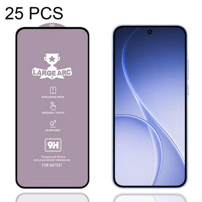 25 PCS/Pack 9H 0.4mm High Aluminum Large Arc Tempered Glass Film, For OPPO Reno13 A 5G / 4G, For OPPO A6t 5G / 4G, For OPPO A6s 5G / 4G, For OPPO Reno15 Pro Mini 5G, For OPPO Reno 15c 5G, For OPPO Reno15 5G Global, For OPPO A6 5G, For OPPO A6 Pro 4G   ...