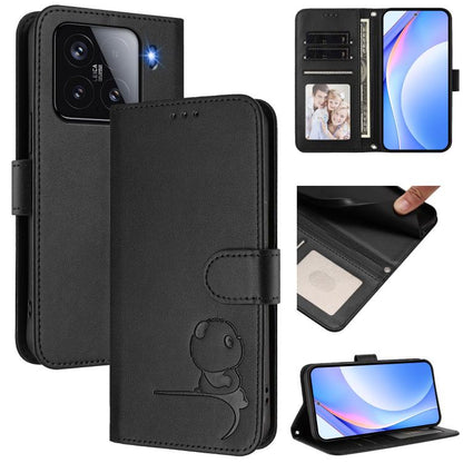 Litter Panda Embossing RFID Leather Phone Case with Lanyard, For Xiaomi 17 Max 5G, For Xiaomi 17T Pro, For Xiaomi Poco M7 4G 169mm, For Xiaomi 15T Pro, For Xiaomi 15T, For Xiaomi Poco F7 Ultra / Redmi K80 Pro, For Xiaomi Poco F7 Pro / Redmi K80        ...