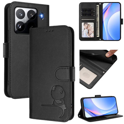 Litter Panda Embossing RFID Leather Phone Case with Lanyard, For Xiaomi 17 Max 5G, For Xiaomi 17T Pro, For Xiaomi Poco M7 4G 169mm, For Xiaomi 15T Pro, For Xiaomi 15T, For Xiaomi Poco F7 Ultra / Redmi K80 Pro, For Xiaomi Poco F7 Pro / Redmi K80        ...