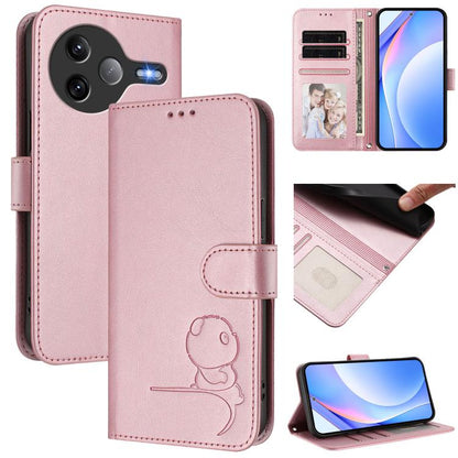 Litter Panda Embossing RFID Leather Phone Case with Lanyard, For Xiaomi 17 Max 5G, For Xiaomi 17T Pro, For Xiaomi Poco M7 4G 169mm, For Xiaomi 15T Pro, For Xiaomi 15T, For Xiaomi Poco F7 Ultra / Redmi K80 Pro, For Xiaomi Poco F7 Pro / Redmi K80        ...