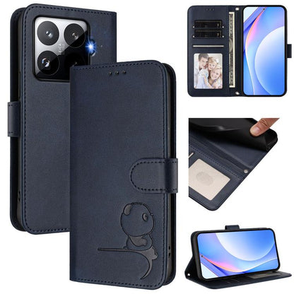 Litter Panda Embossing RFID Leather Phone Case with Lanyard, For Xiaomi 17 Max 5G, For Xiaomi 17T Pro, For Xiaomi Poco M7 4G 169mm, For Xiaomi 15T Pro, For Xiaomi 15T, For Xiaomi Poco F7 Ultra / Redmi K80 Pro, For Xiaomi Poco F7 Pro / Redmi K80        ...